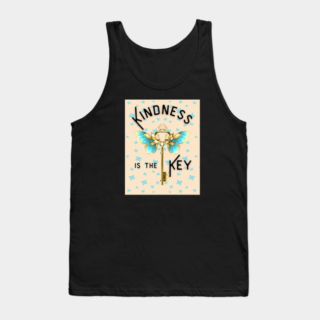 Kindness is the Key Tank Top by DadOfMo Designs